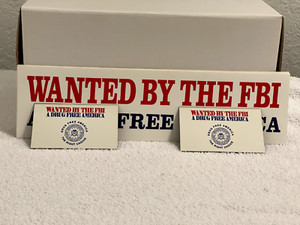 FBI Refrigerator Fridge Magnets and Bumper Stickers Lot