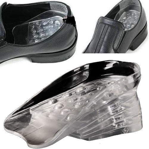 Alzatacco uomo suola per scarpe trasparente 4 cm donna solette unisex statura - Foto 3 di 7