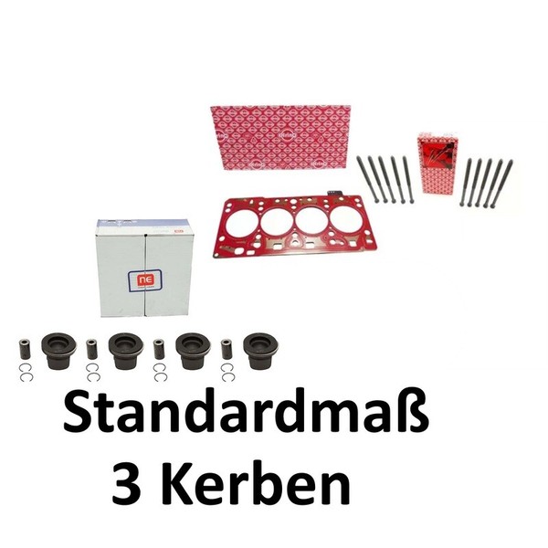 4X Kolben Standardmaß+Dichtung+Schrauben FüR VW TDI DSR DTS DSU 130050060700 05L-image