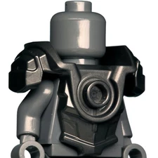 NEW LEGO - Body Wear - Armor Breastplate w/ Front Stud Pearl Gray x1 - 70168 