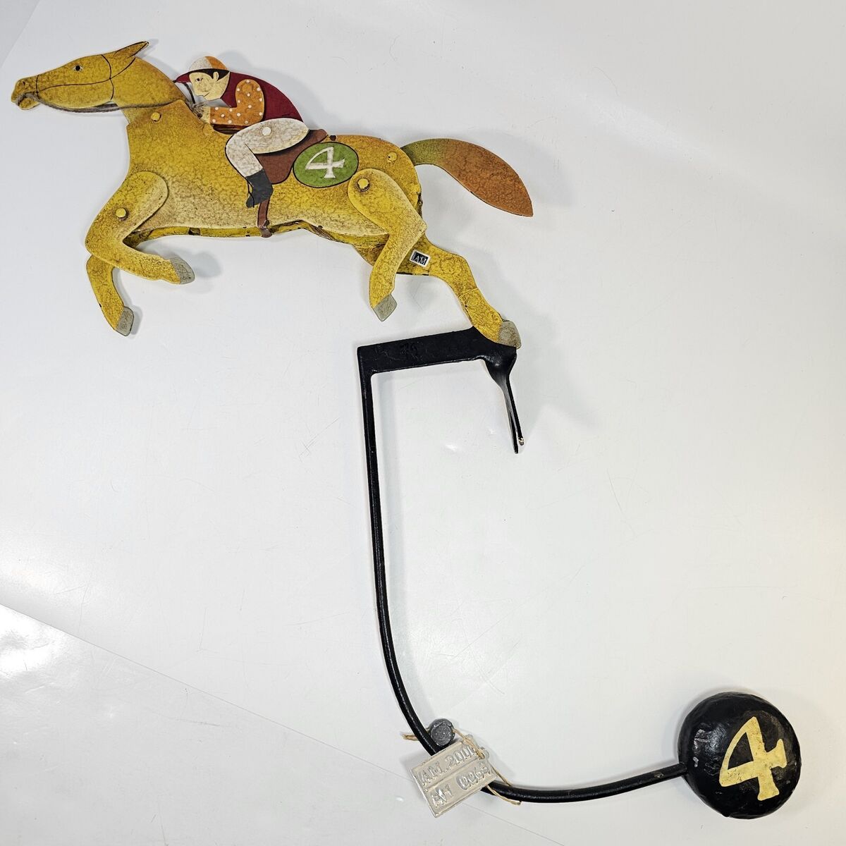 Authentic Models Jockey Riding Horse Balance Rocking Authentic Models Jockey Riding Horse Balance Rocking