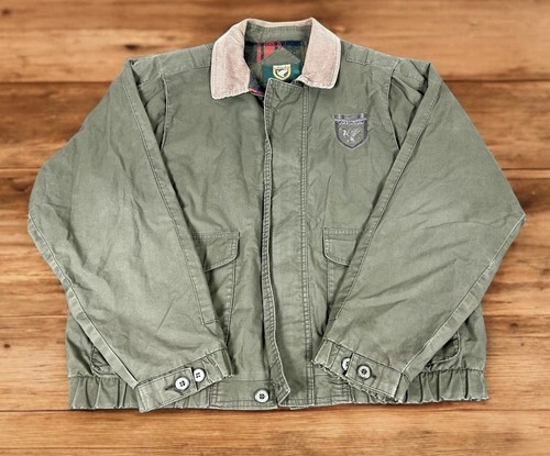Vintage Ducks Unlimited Jacket Coat Men's Large 100% Cotton Style 6817 Corduroy