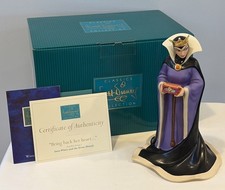 NUEVO EN CAJA 1997 WDCC Disney Estatua Reina Blancanieves "Trae de vuelta su corazón" Caja Certificado de Autenticidad ¡NUEVO!