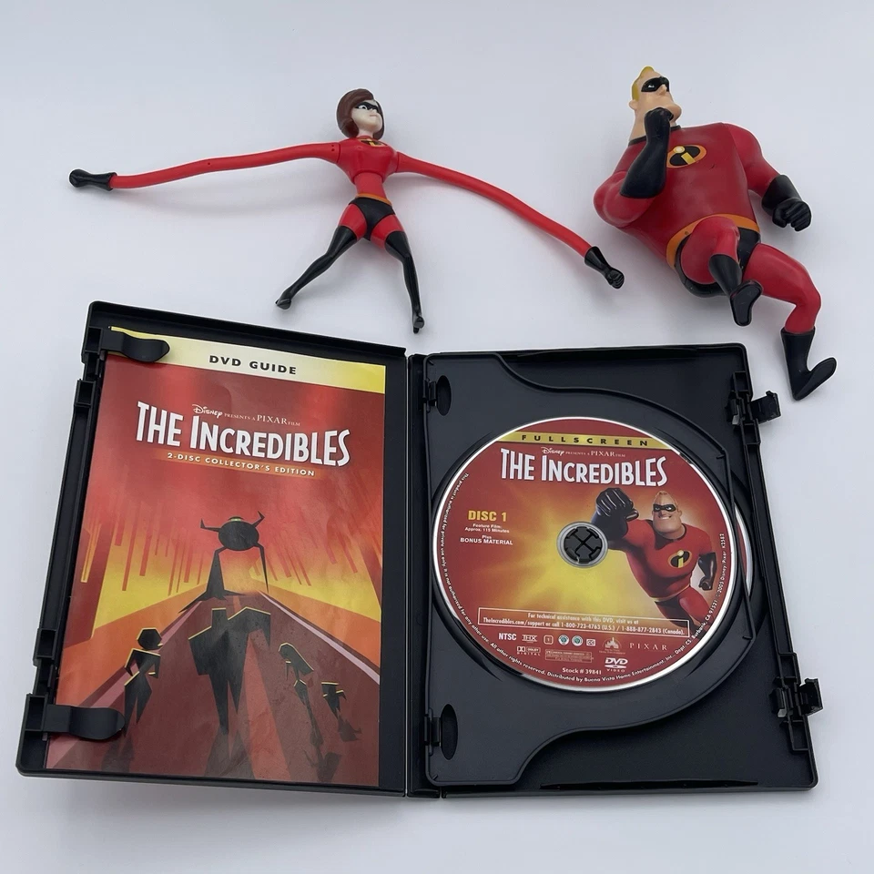 The Incredibles 2-Disc Collector’s Edition DVD + 2 Action Figures Disney Pixar - Image 4 of 4