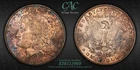 1881-S Morgan Silver Dollar - San Francisco Mint - CAC MS 63 - Fantastic Toning!