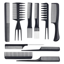 Styling Hair Comb 10PCS Hair Stylists Professional Styling Comb Set Variety Pack