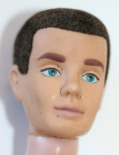  VINTAGE 1961 KEN FLOCKED HAIR DOLL  750--EXCELLENT WITH HTF EXCELLENT HAIR