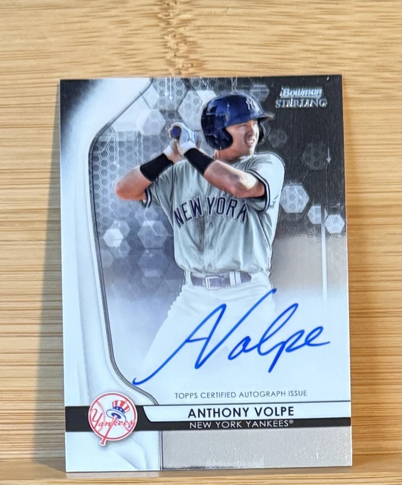 2020 Bowman Sterling Prospect Auto Anthony Volpe #BSPA-AV Auto - Image 2 of 3