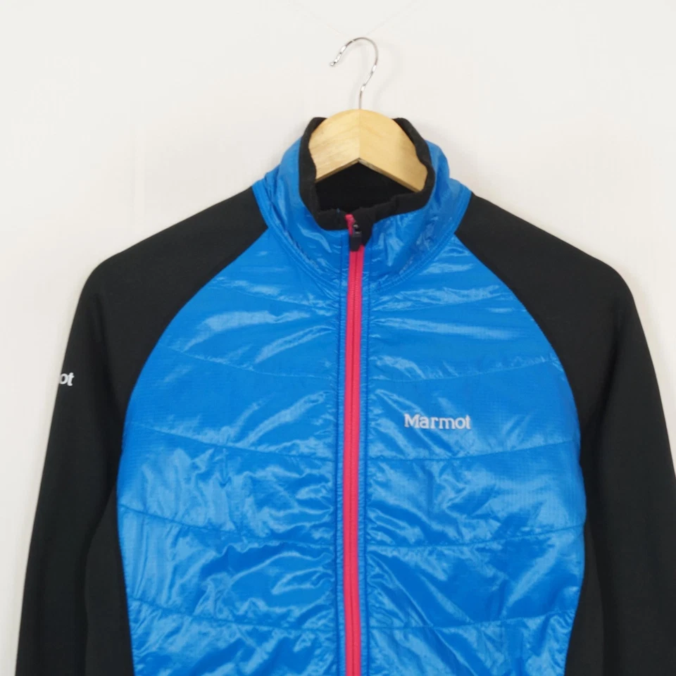 MARMOT Women Jacket Size M Blue Full Zip Polyester Nylon Insulated Stretch - Image 3 of 4