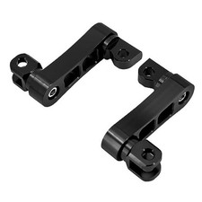 Adjustable Footpegs Highway Pegs Male Mount Foot Peg Clamp Support Black White