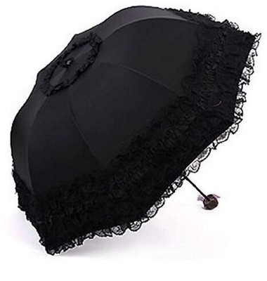 Travel Umbrella Folding UV Resistance Princess Lace Parasol Umbrellas Sun Umbrel