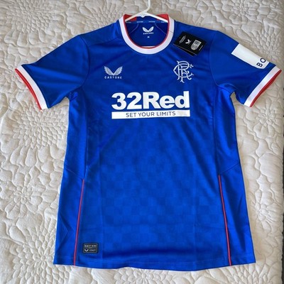 Rangers Jersey Home football Soccer shirt 2022 - 2023 Castore Men Size M ig93