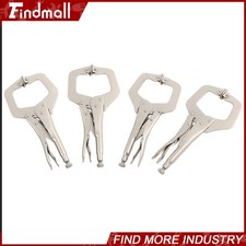 Findmall 4 Pack 11” C-Clamp Mig Welding Locking Plier Vice Grip Clamping Locking
