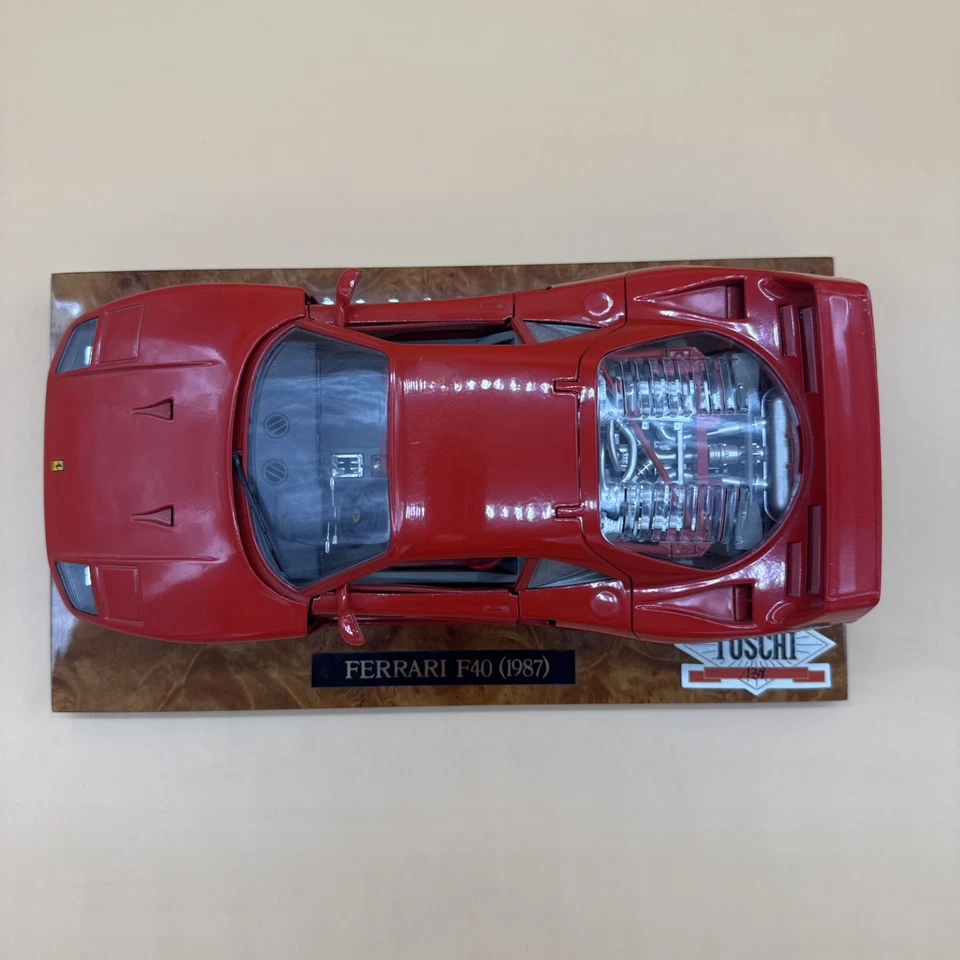 Ferrari F40 Die Cast 1/18 Burago 1987 Hecho en Italia - Toschi LE De 50 RARO Foto 2 de 4
