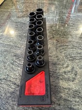 Snap On 214ipfmfr 14 pc 3/8” drive 6 pt. metric shallow swivel impact foam set