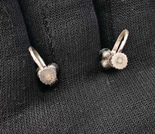 Orecchini Argento Pendenti Anelli Gemelli Vintage Sovietico/Ucraina a Scelta - Foto 38 di 165