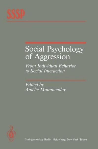 Social Psychology Of Aggression A. Mummendey-image