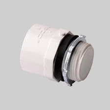 2 pc DiversiTech 6-1 3/4" Slip PVC A/C Condensate Drain Pan Fitting