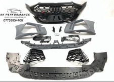 Audi Rs3 Complete Front Bumper With Grills  2021+ Genuine Fit look style 