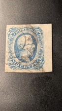U.S. Confederate Stamp #12 Very Fine Used With Wing Margin At Right