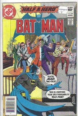 Batman #346 APRIL - Two Face - Comic Book - COMBINED SHIPPING