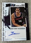2025-26 Topps New Applicants Autographs Yanic Konan-Niederhauser #NA-YK (AU, RC)
