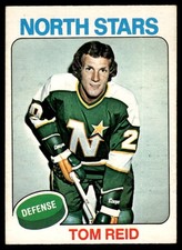 1975-76 O-Pee-Chee Vintage OPC Creased Tom Reid Minnesota North Stars #277