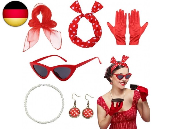 20Er Jahre KostüM Damen, Great Gatsby Accessoires Set, Damen 20Er Jahre-image