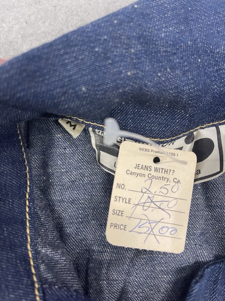 Vintage Cheech & Chong Levi’s Denim Vest, Hippie Vest Next Movie Size M - Image 4 of 4