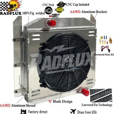 Radiator Shroud Fan Fit 1949-1952 Studebaker Pickup Truck 1950 1951 All Aluminum