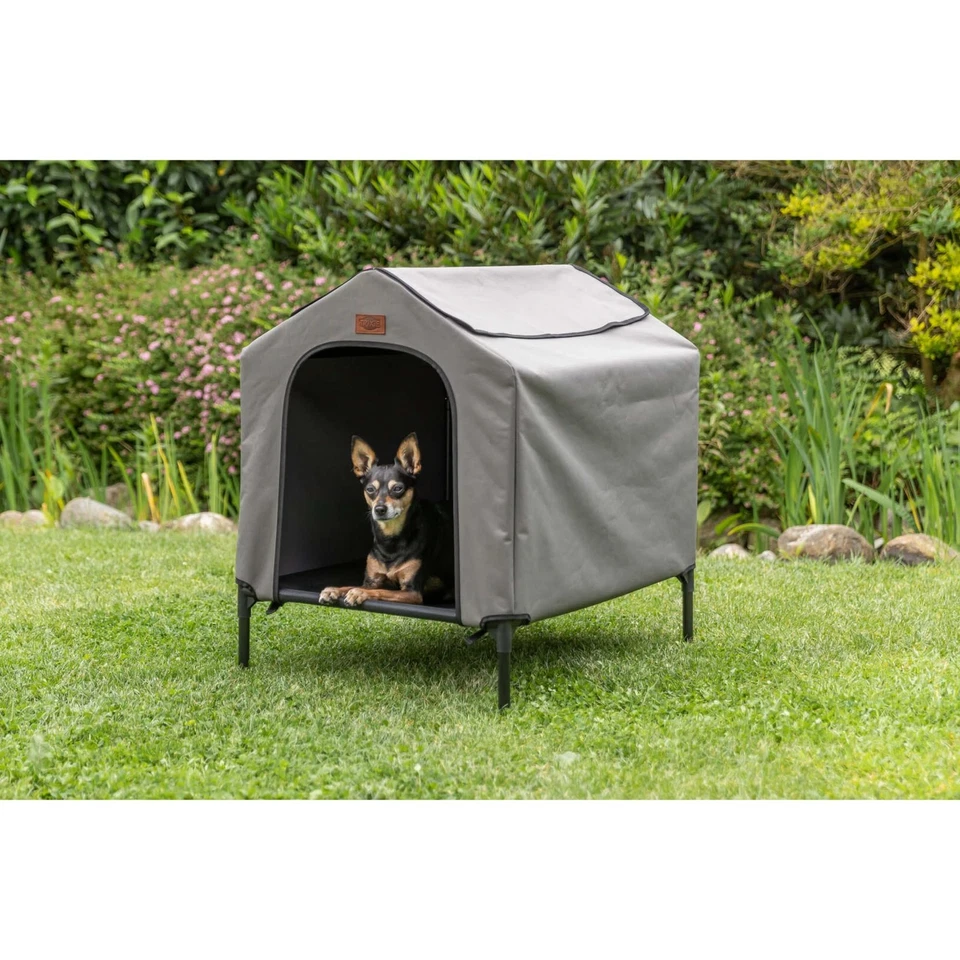 2-in-1 Dog House and Bed - Elevated Indoor/Outdoor Tent with Removable Cover ... - Image 2 of 4