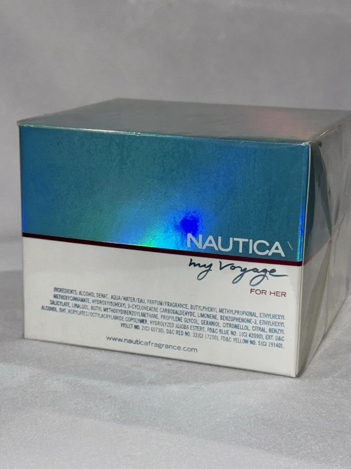 NAUTICA My Voyage For Her 香水 3.4 液量盎司 / 100 毫升喷雾,全新未拆封盒 — 第 3/4 张图片