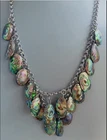 Natural Abalone Shell Pandent Necklace Fashion Women Jewelry African Party Chain