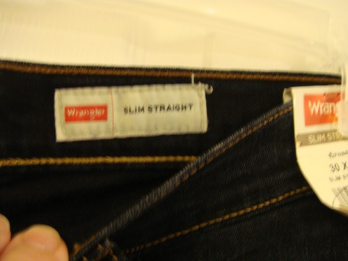 Wrangler Men's Slim Straight Flex For Comfort Jeans Dark Blue Wash Sz 30x30 NEW - Bild 3 von 8