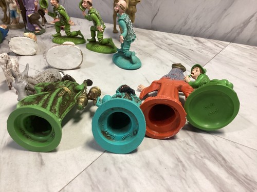 Huge Vintage Christmas Nativity Scene Set Made In Italy & Other Misc Sets 34Pc - Picture 8 of 9