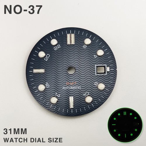 For Seamaster 2813 8215 821A Movement Watch Dial Glow 31mm Green Luminous Repair - Picture 17 of 25
