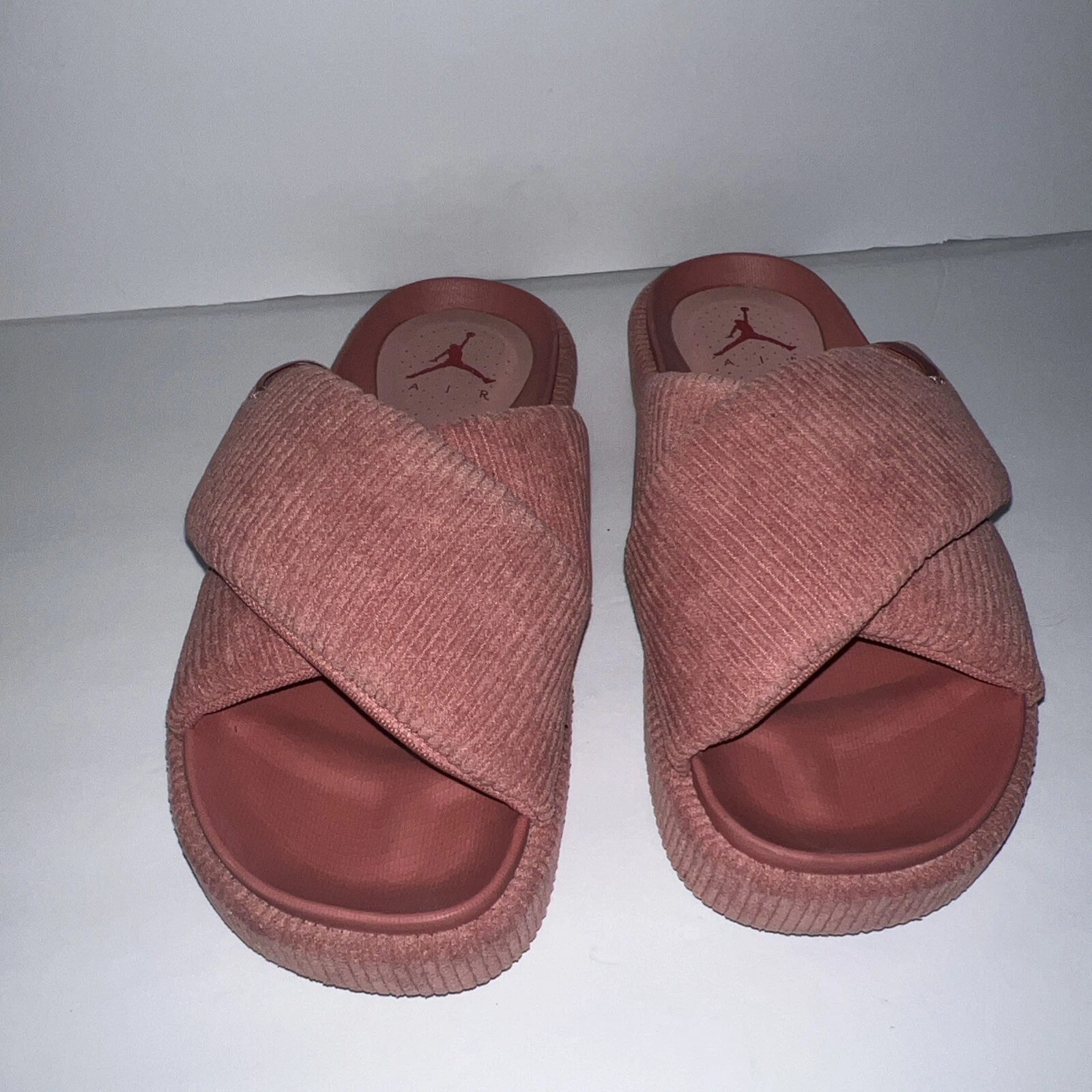 Jordan donna Sophia Slides taglia 9 ottimi sandali rosa corallo super comodi!