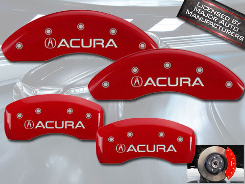 2002-2005 "Acura" NSX Base T Front + Rear Red MGP Brake Disc Caliper Covers