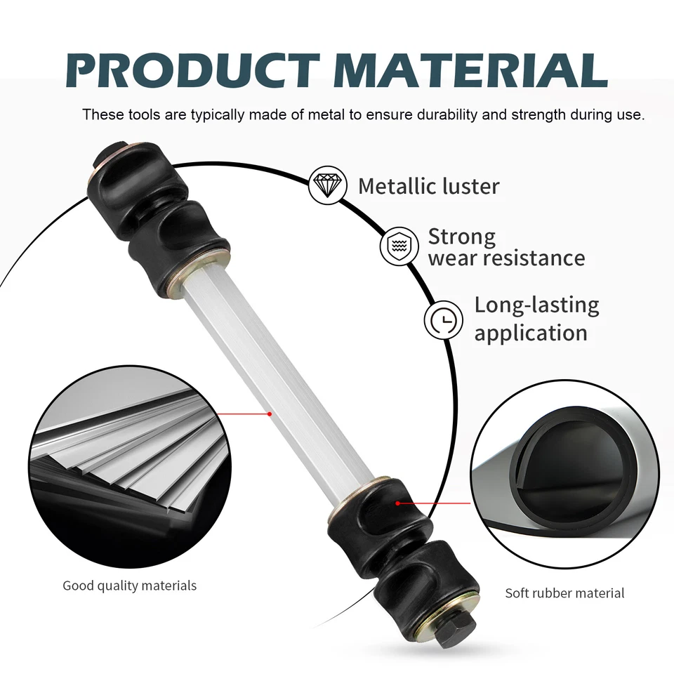 Barra estabilizadora barra de torsión de extremo para Polaris Ranger Sportsman 500 700 800 paquete de 2 Foto 2 de 4