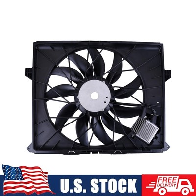 For Mercedes GL450 /ML550 1645000093 Black Radiator Cooling Fan 2007-2012 US