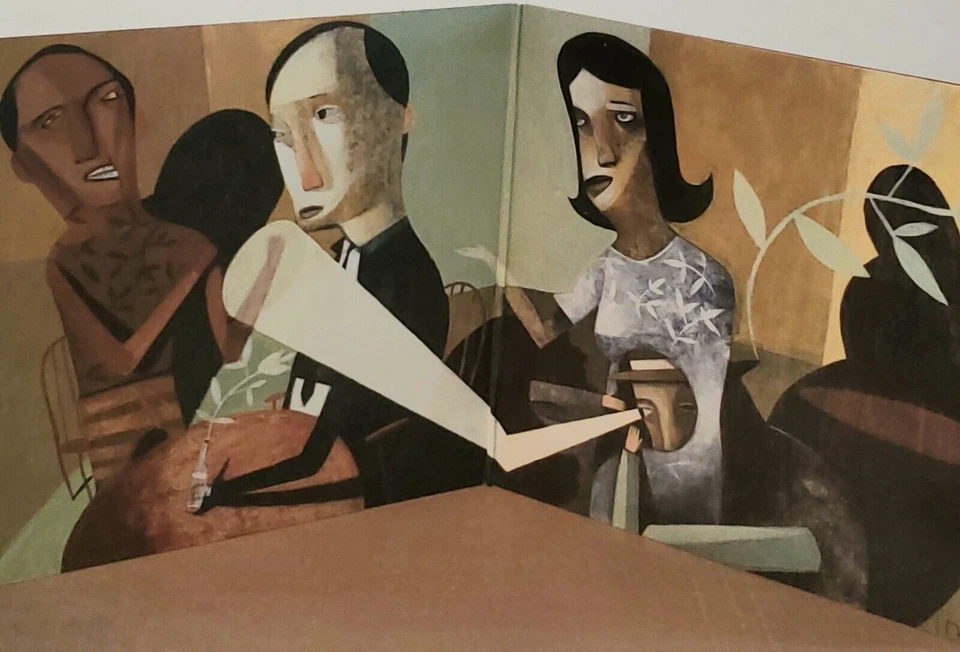 HOT WATER MUSIC Till The Wheels Fall Off 2LP VG+ Green Gold Punk Emo Vinyl - Image 4 of 4