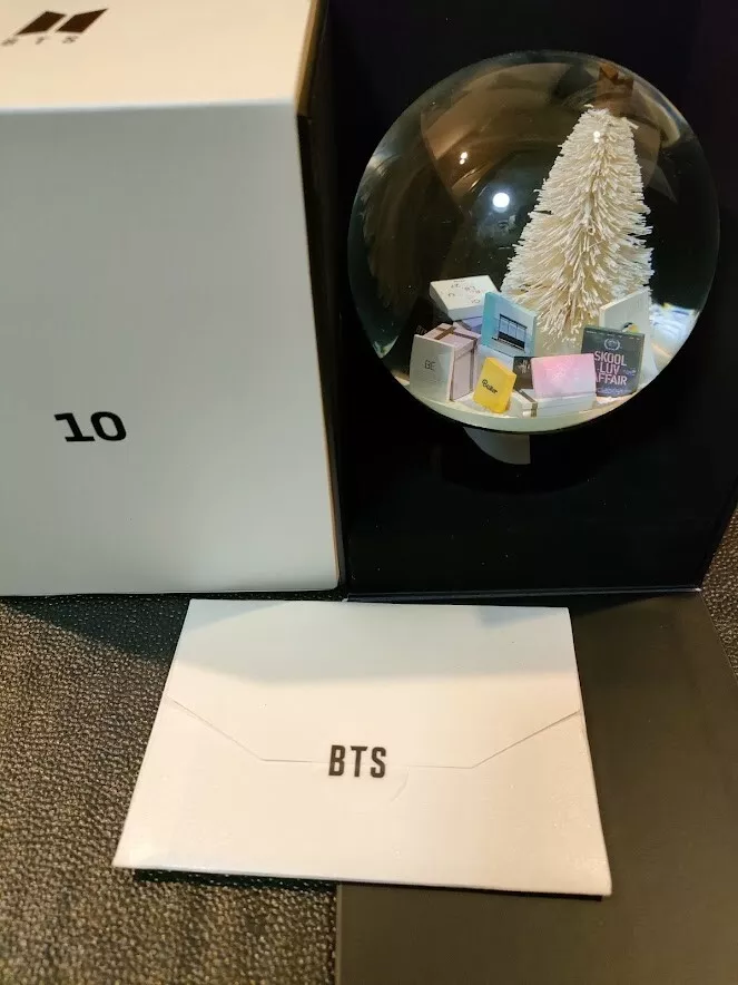 BTS Official MERCH BOX #10 Snow ball with Photocard Full Set New