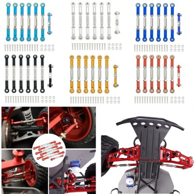7pc/set Adjustable Aluminum 1/10 Camber Link with Rod Ends for Traxxas Slash 2WD