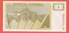SLOVENIA - First Issue - EMERGENCY BANKNOTE 1 Tolar 1990- Pick#1 - a/Unc - LOOK!