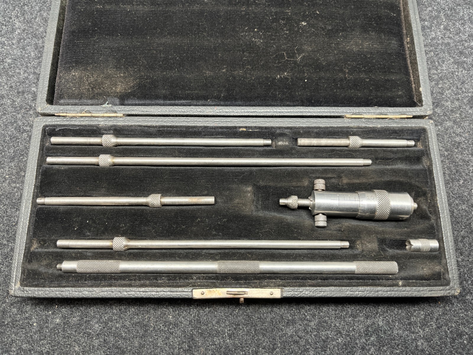 Vintage L. S. Starrett No. 124 Inside Micrometer Set eBay