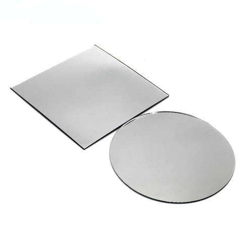 Acrylic Mirror Sheet 100mm Plate Plastic Panels Perspex Crafts DIY Thick 1.7mm - Picture 2 of 5