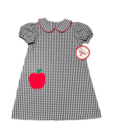 Funtasia Too Float Dress Size 5T NWT Gingham Cotton USA School Navy White USA - Picture 2 of 11