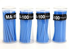400 PCS Disposable Micro Brush Swab Applicators Eyelash Extension Regular