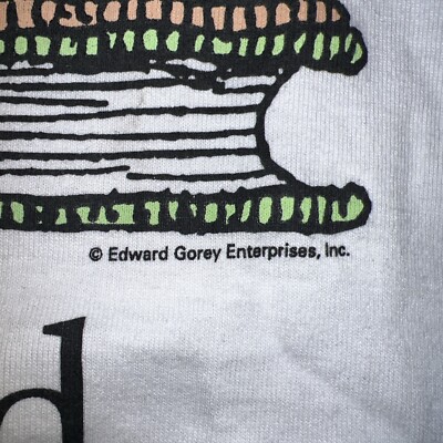 トップス Edward Gorey books.cats. life is good. Vintage Edward Gorey Life Is Good Shirt Large Books Cats