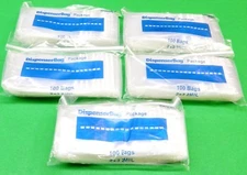 2x3 Zippit Bags Reloc 500 Zip Seal Lock Bag 2mil Clear Reclosable Baggies 2"x 3"